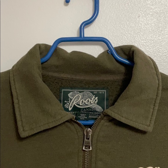 ROOTS 1/4 zip polo sweater - Picture 3 of 3